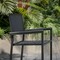 Flash Furniture Black Patio Club Chairs with Poly Resin Slats, 2PK 2-SB-A268C-BK-GG - alternate 9